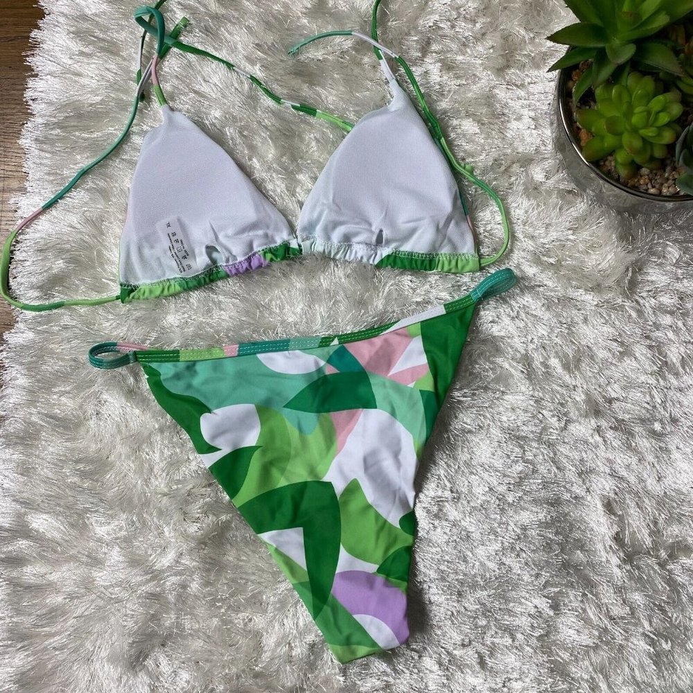 New Triangle String Bikini Set Xl Matching Sarong… - image 3